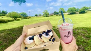 【Café AINOMIYA(カフェアイノミヤ)】静岡県掛川市で可愛すぎるパンケーキのテイクアウト！近くの愛野公園でピクニックも